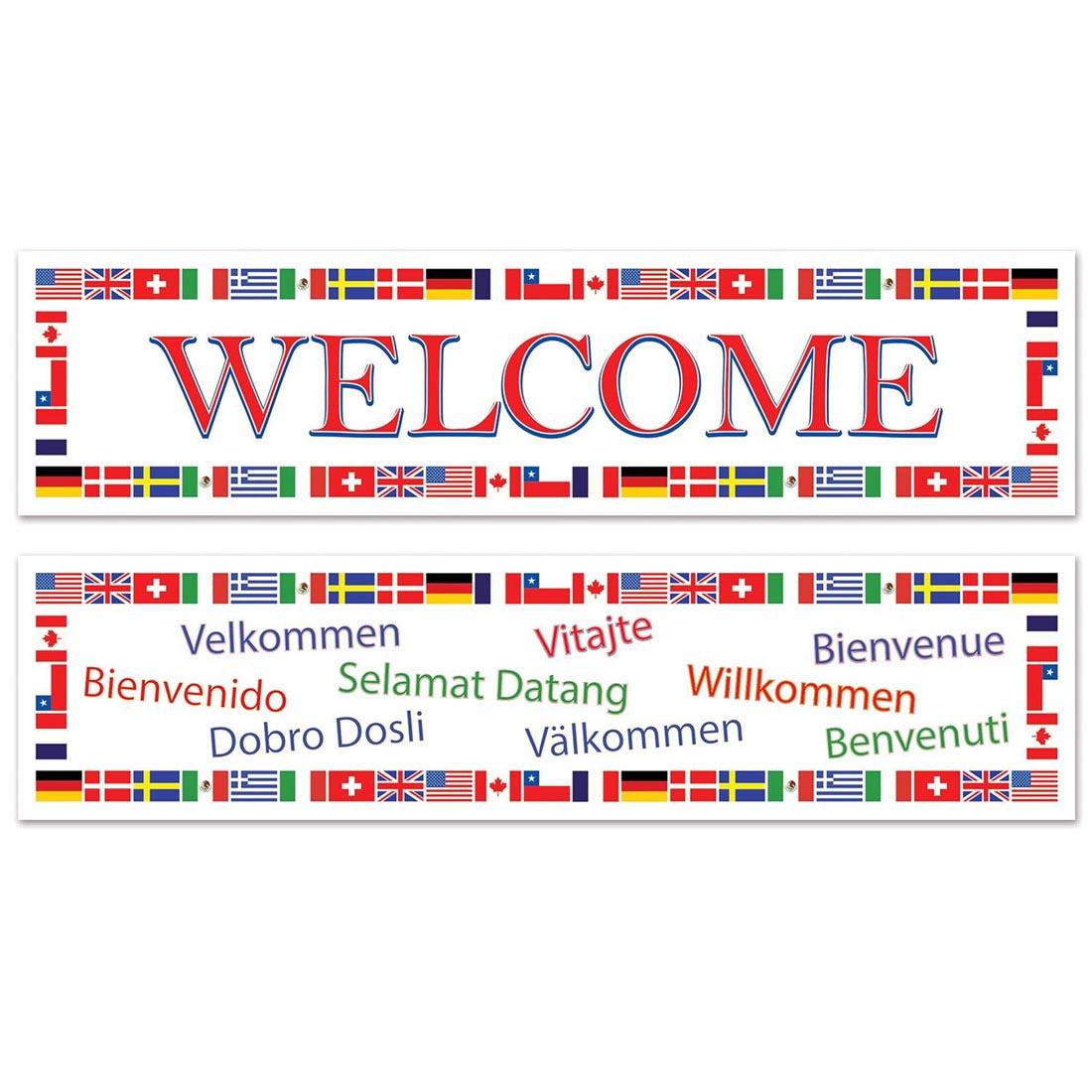 International Welcome Banners By Beistle Company