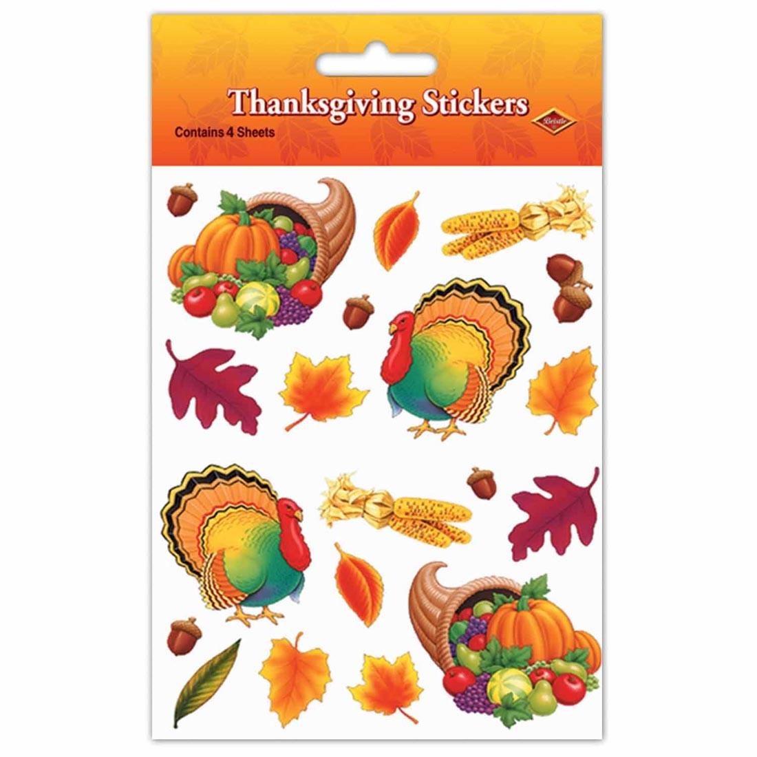 Thanksgiving Stickers By Beistle Company