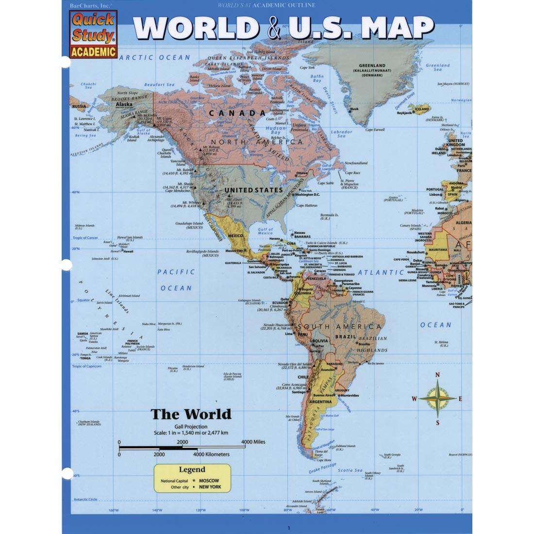 World & US Map Bar Chart Reference Guide