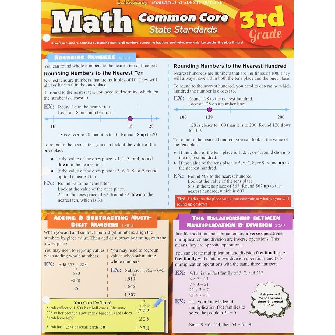 Common Core Math 3rd Grade Study Guide