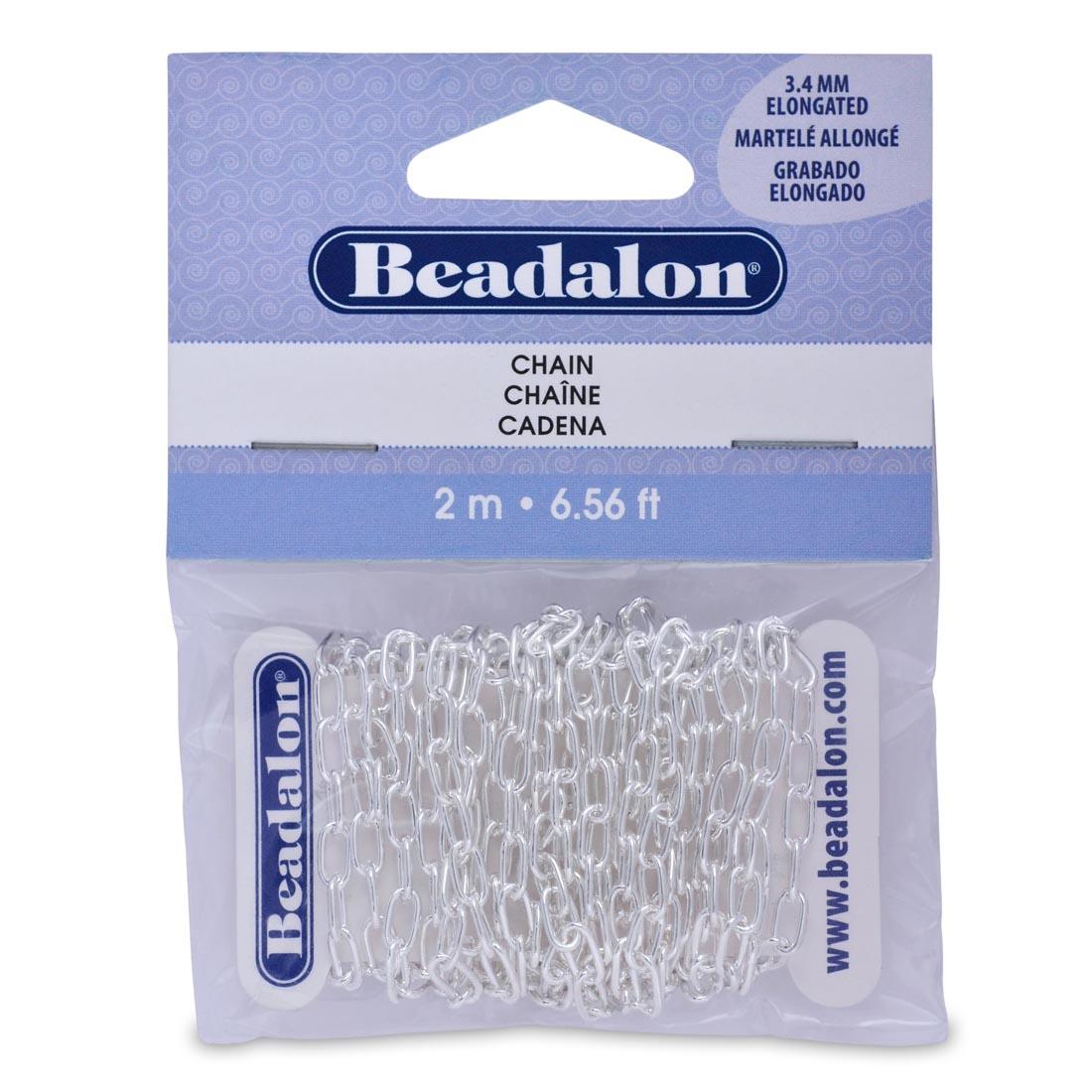 Beadalon Steel Chain Elongated Cable