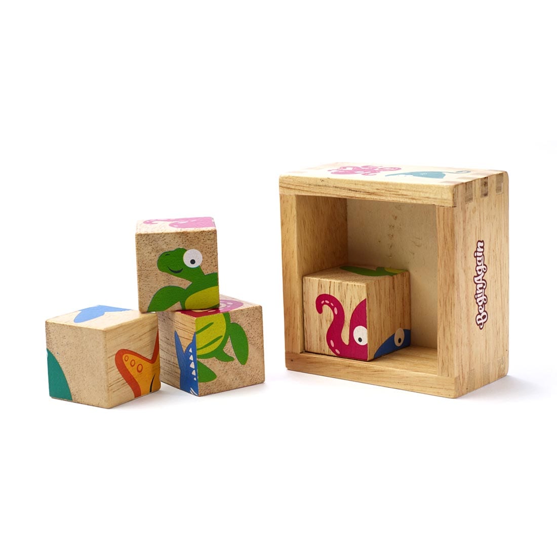 Sea Life Buddy Blocks by BeginAgain Toys