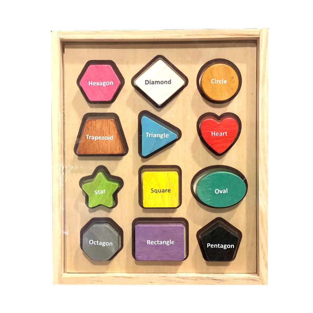 Shape Sorter Puzzle Box by BeginAgain Toys