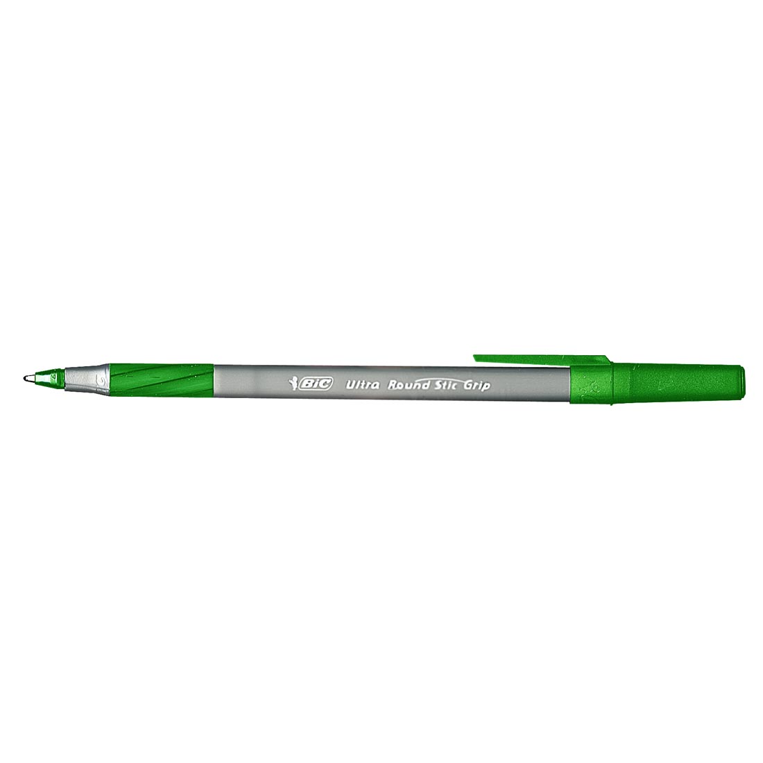 BiC Round Stic Grip Xtra Comfort Green Pen