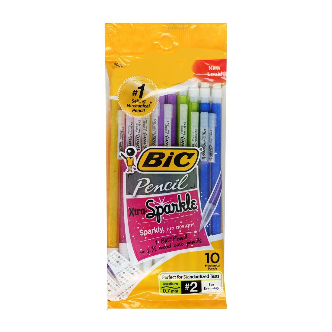 Package of 10 BiC 0.7mm Mechanical Pencils