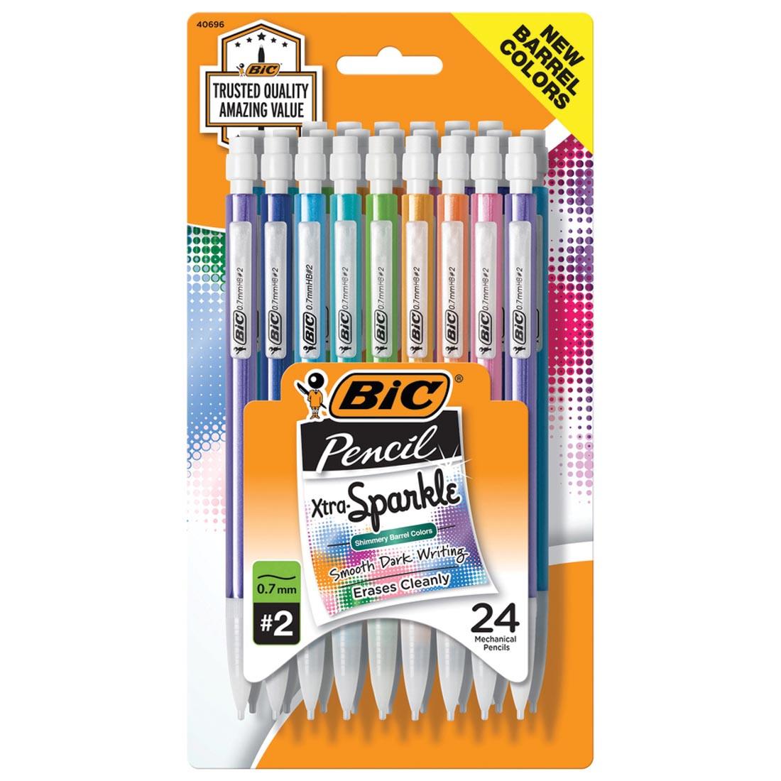 Package of 24 BiC 0.7mm Mechanical Pencils