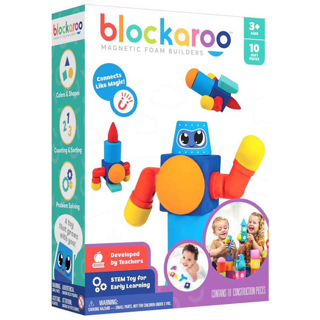 Blockaroo Magnetic Foam Builders Robot Set in package