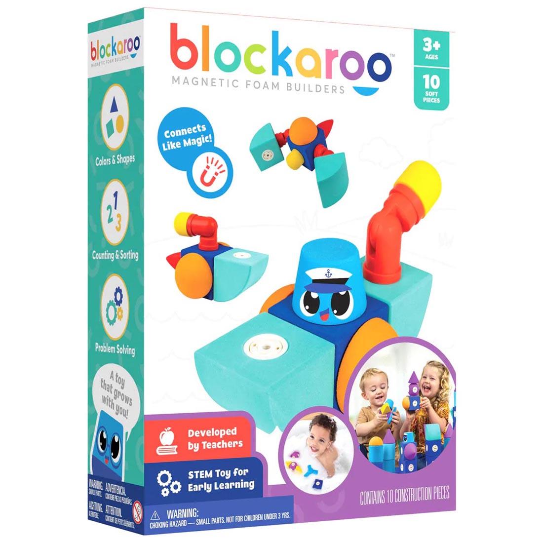 Blockaroo Magnetic Foam Builders Tugboat Set in package