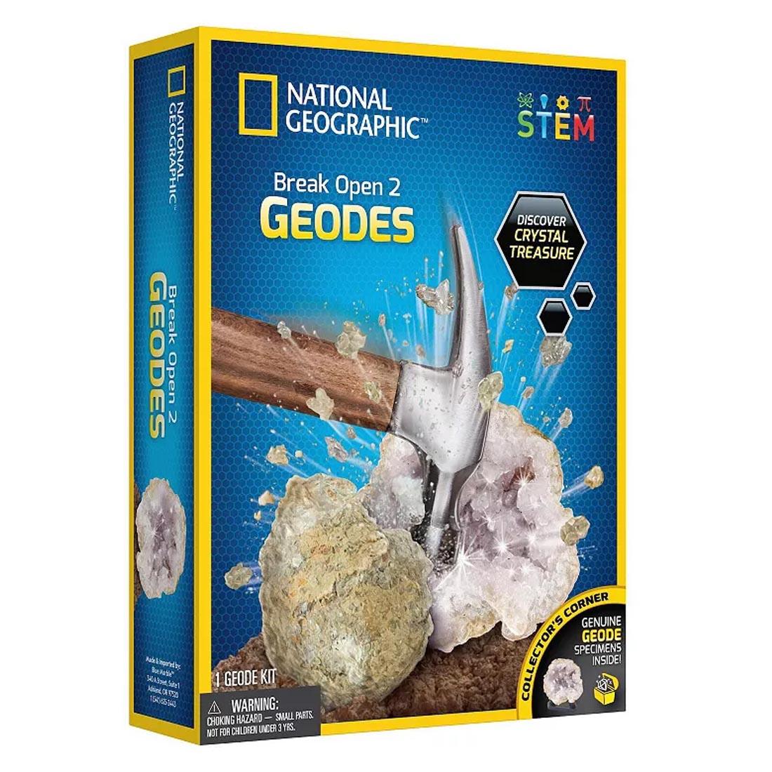 Break Open 2 Geodes Set by National Geographic