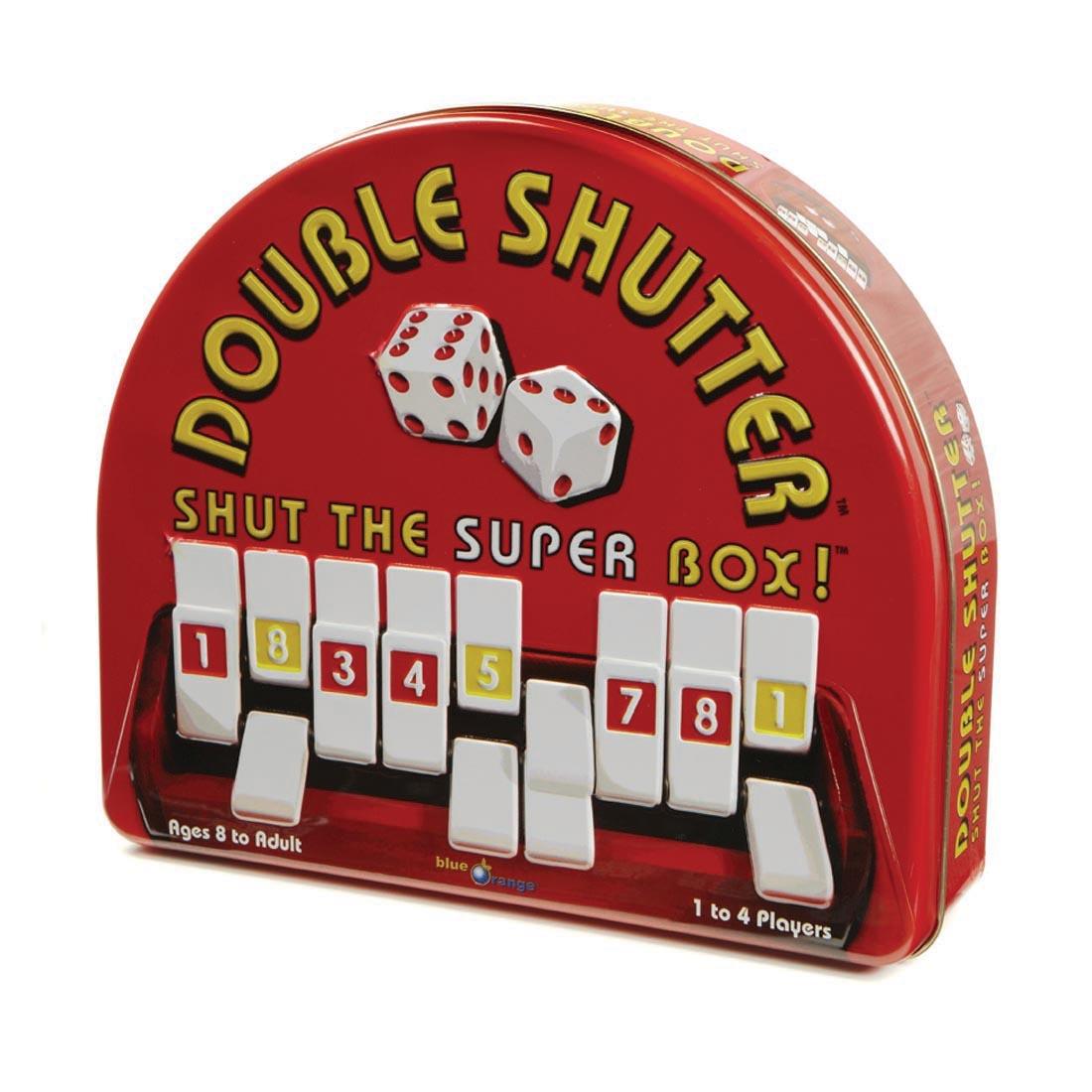 the tin for Double Shutter: Shut The Super Box Game