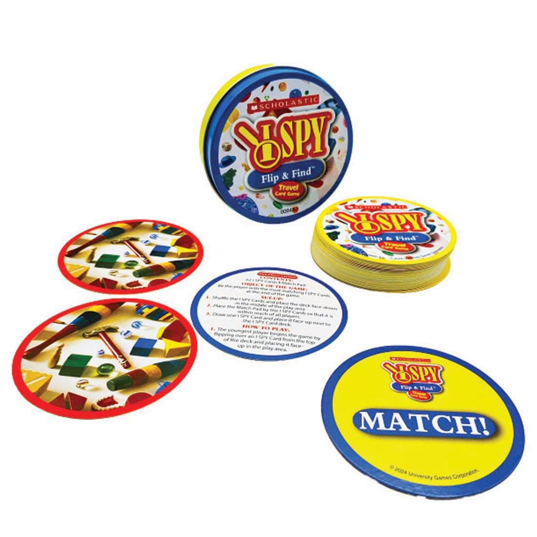 I Spy Flip & Find Travel Card Game