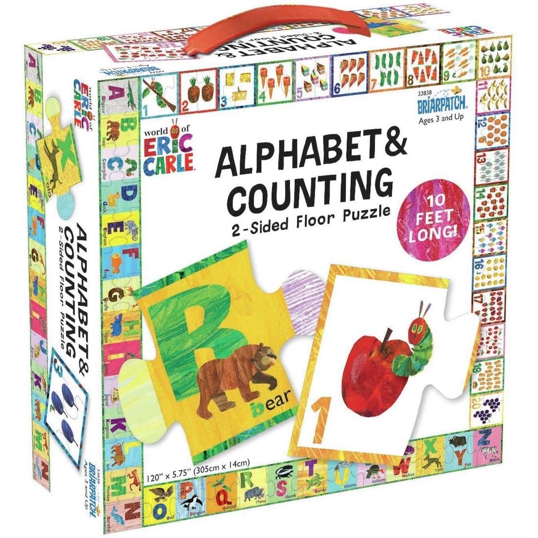 The World of Eric Carle Alphabet and Counting 2-Sided Floor Puzzle