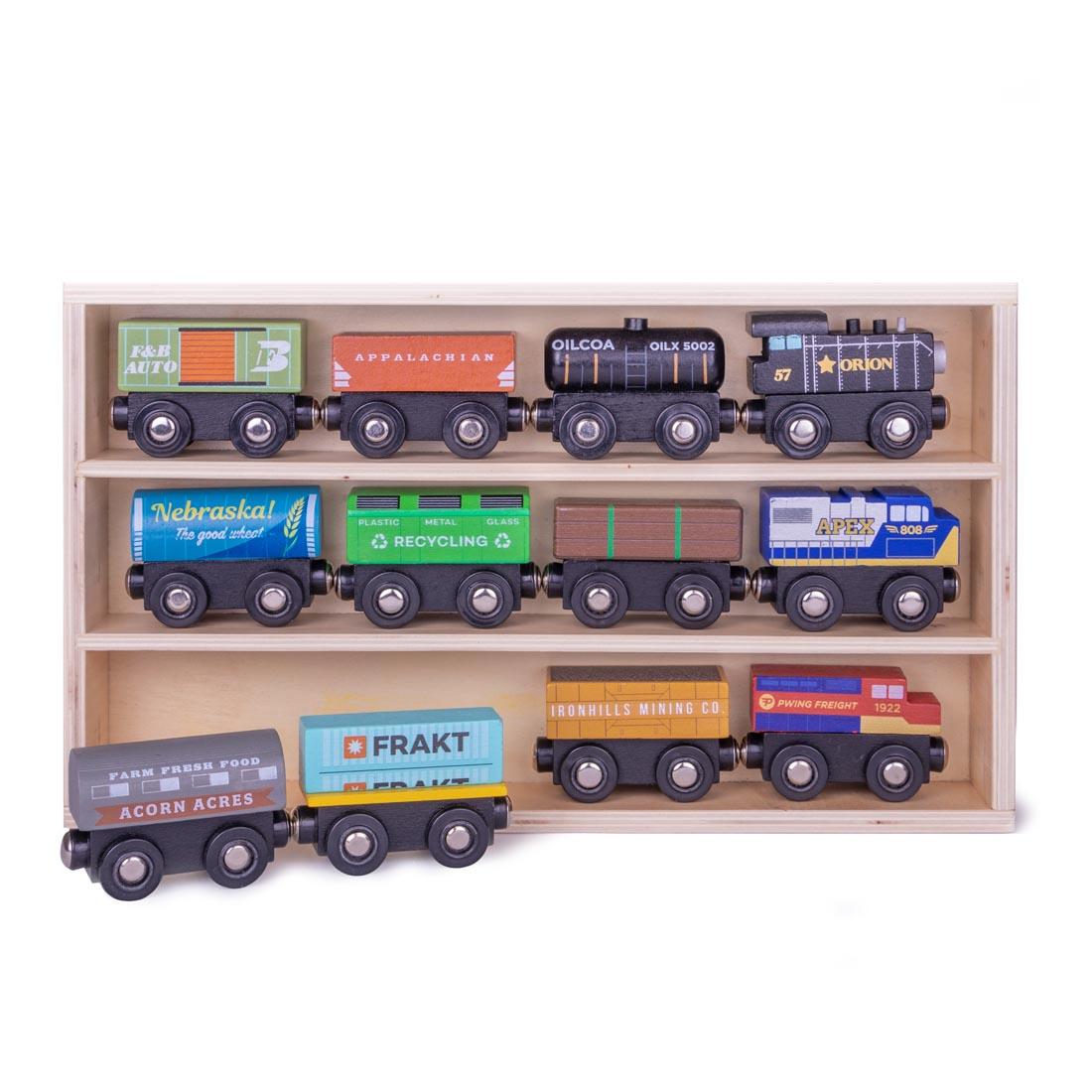 Conductor Carl s 12 Piece Playtime Express Train Car Set