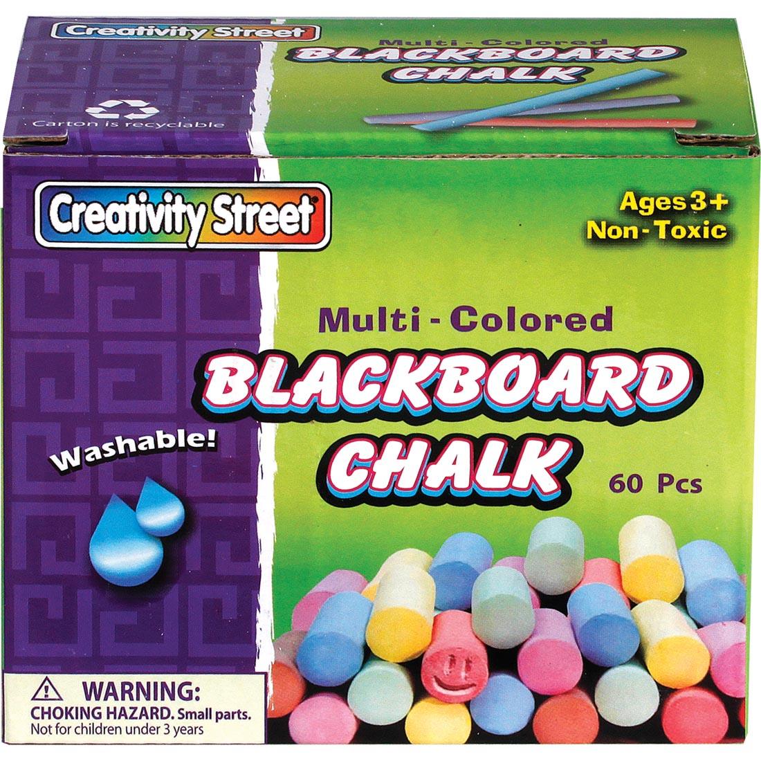 creativity street chalkboard chalk sticks in assorted colors
