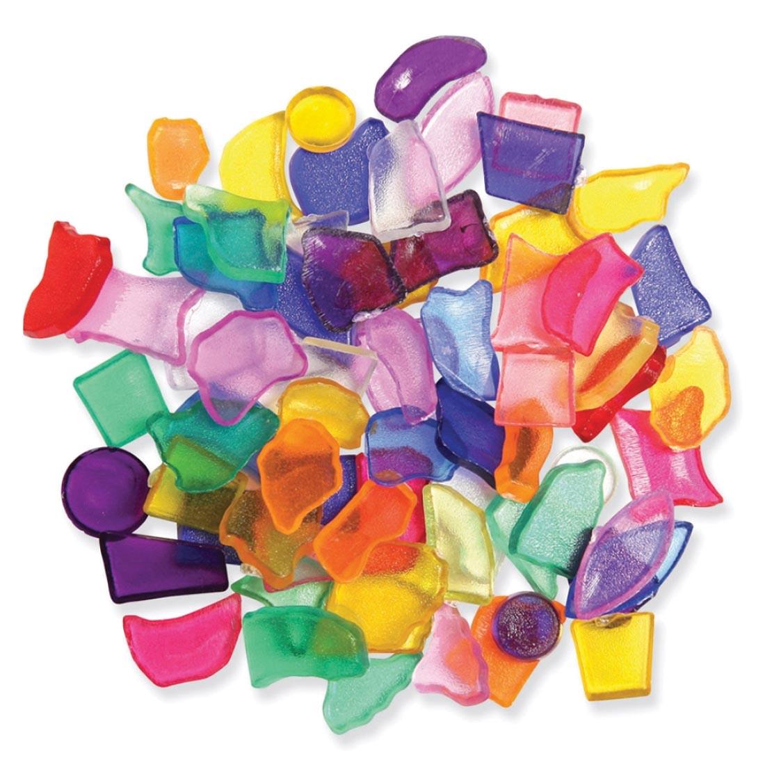 Creativity Street Plastic Mosaic Shapes in assorted sizes, shapes and colors