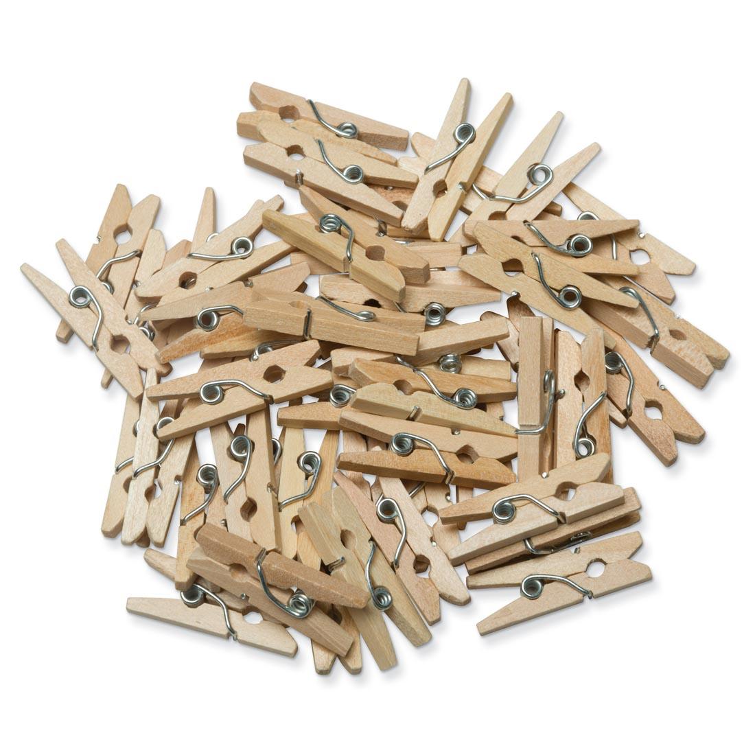 Creativity Street wooden Mini Spring Clothespins