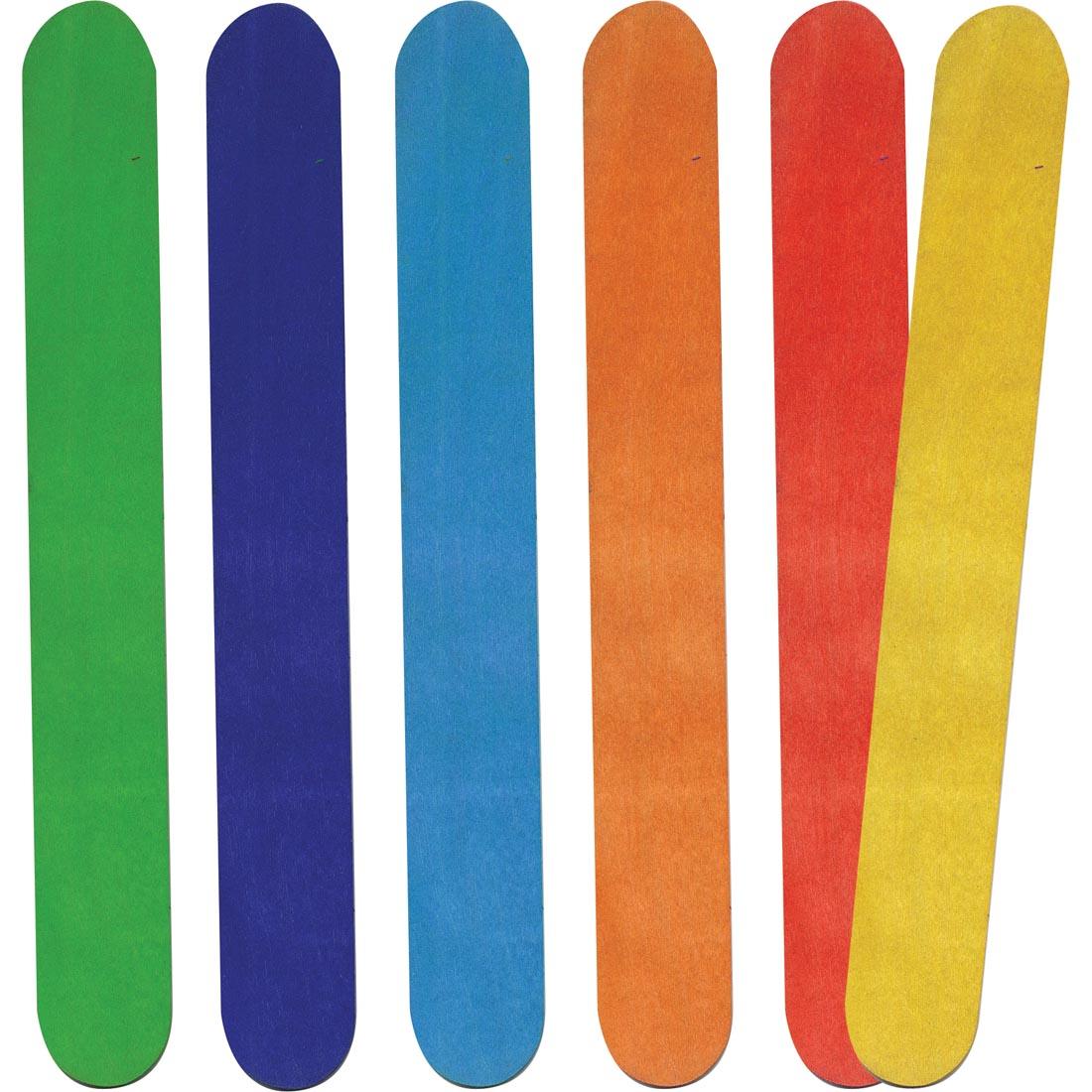 Creativity Street Jumbo Size Craft Sticks in assorted colors