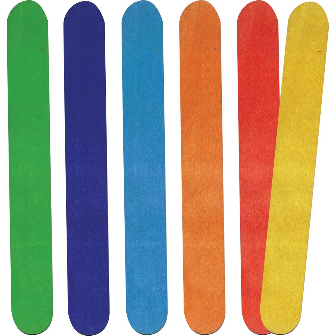 CRAFT STICKS JUMBO COLOR 100 CT.