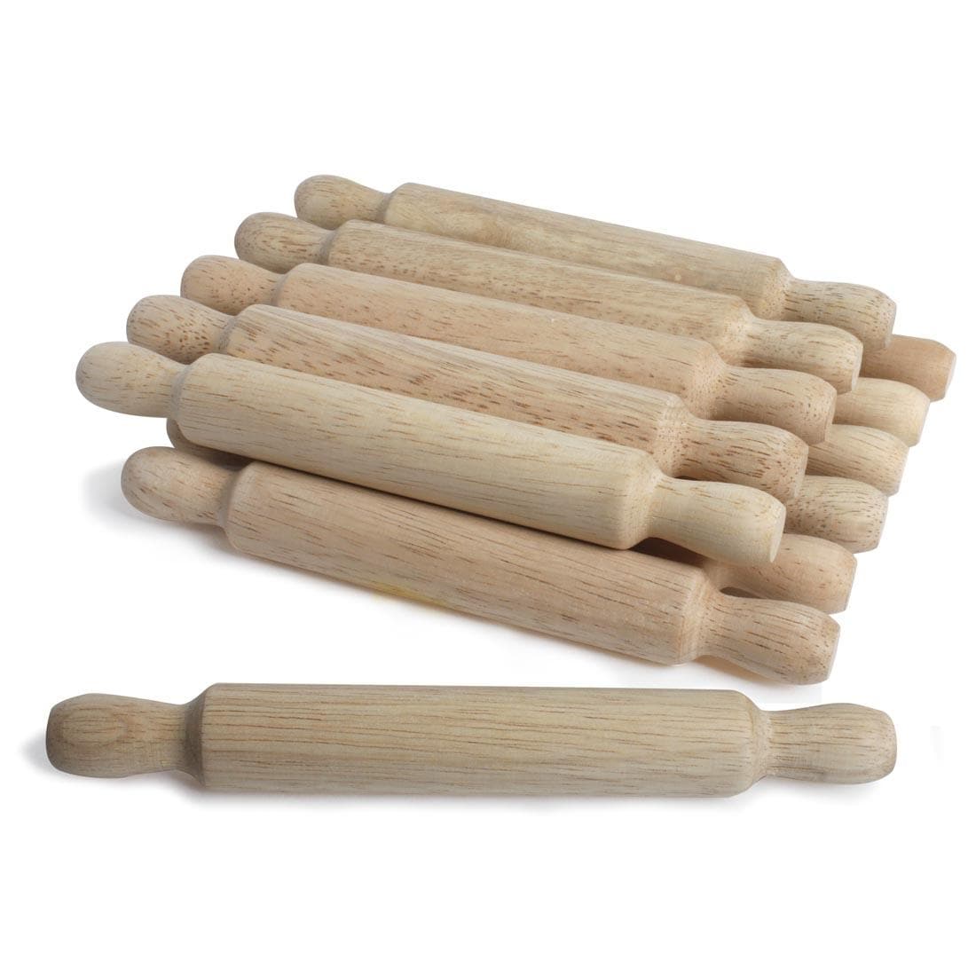 12-count Creativity Street natural Wooden Rolling Pins