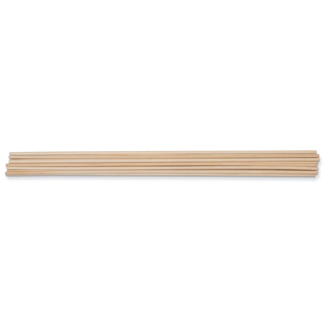 Creativity Street 36" long by 3/8" Diameter natural Wooden Dowels, 12-count