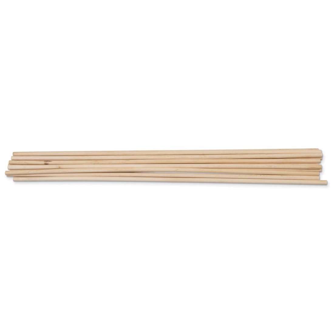 Creativity Street 36" long by 1/2" Diameter natural Wooden Dowels, 12-count