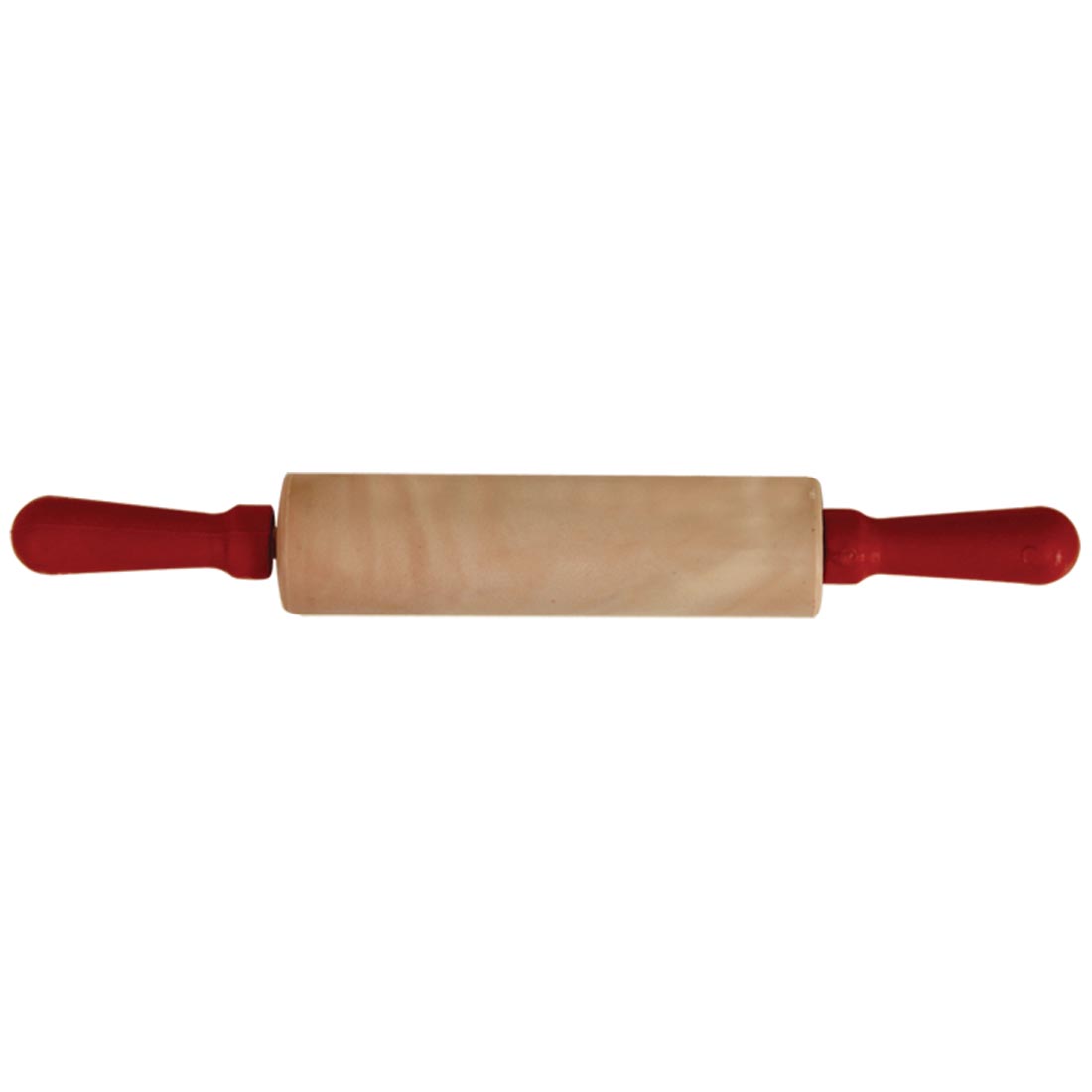 Plastic Rolling Pin with red handles