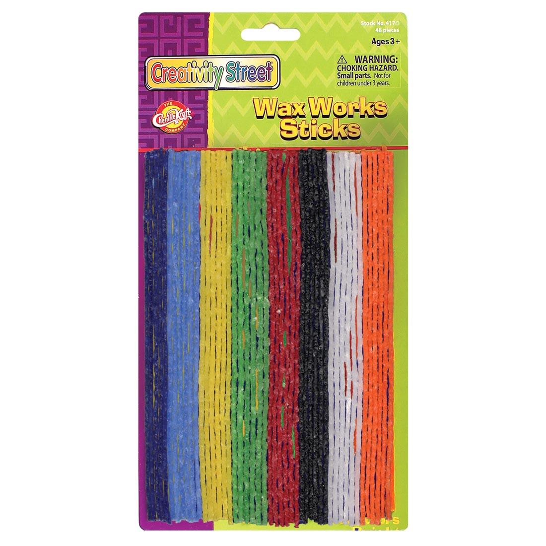 Creativity Street wax works sticks in assorted bright colors