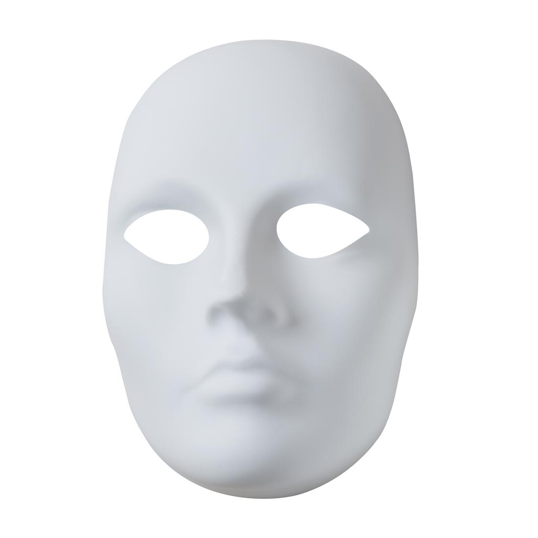 Creativity Street white plastic female-style full face Mask