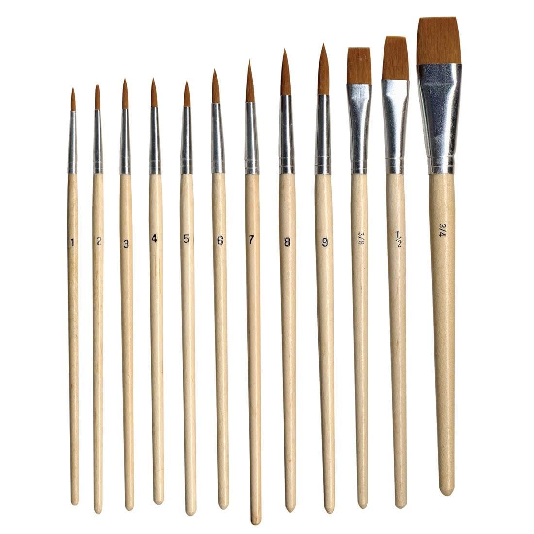 Creativity Street Synthetic Watercolor Brush Set