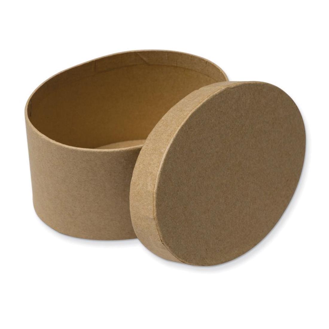 Creativity Street Papier Mache Oval Box with lid off
