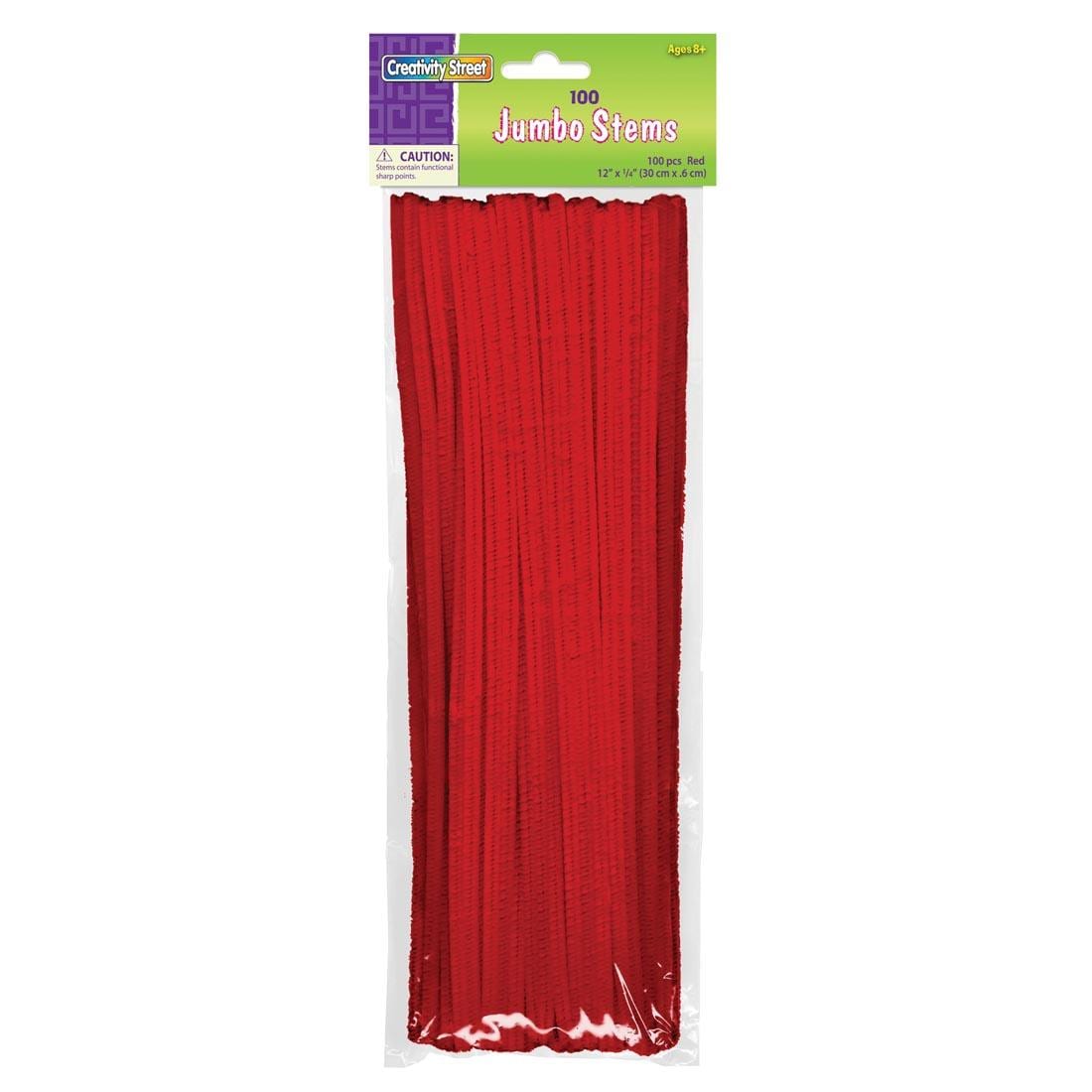 100 Red Jumbo Stems by Creativity Street