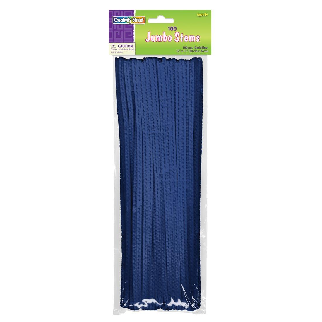 100 Dark Blue Jumbo Stems by Creativity Street