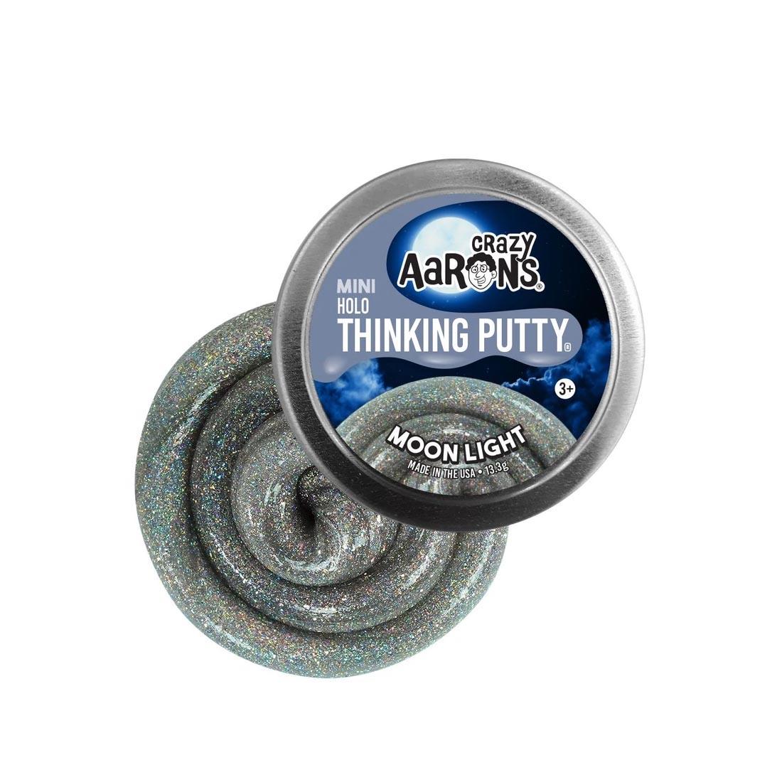 Holographic Thinking Putty with Mini Tin