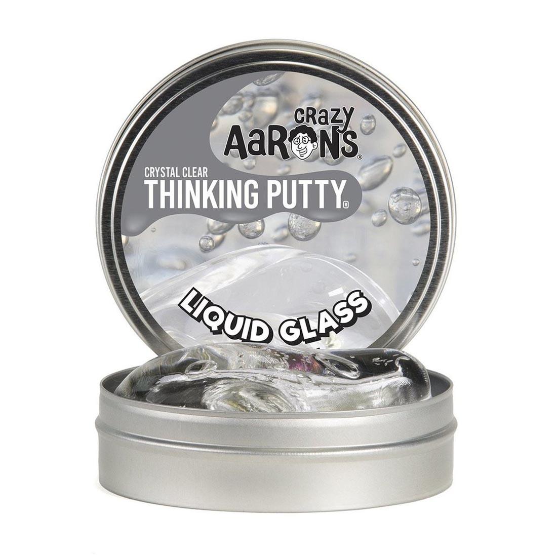 Large Tin of Silver Thinking Putty