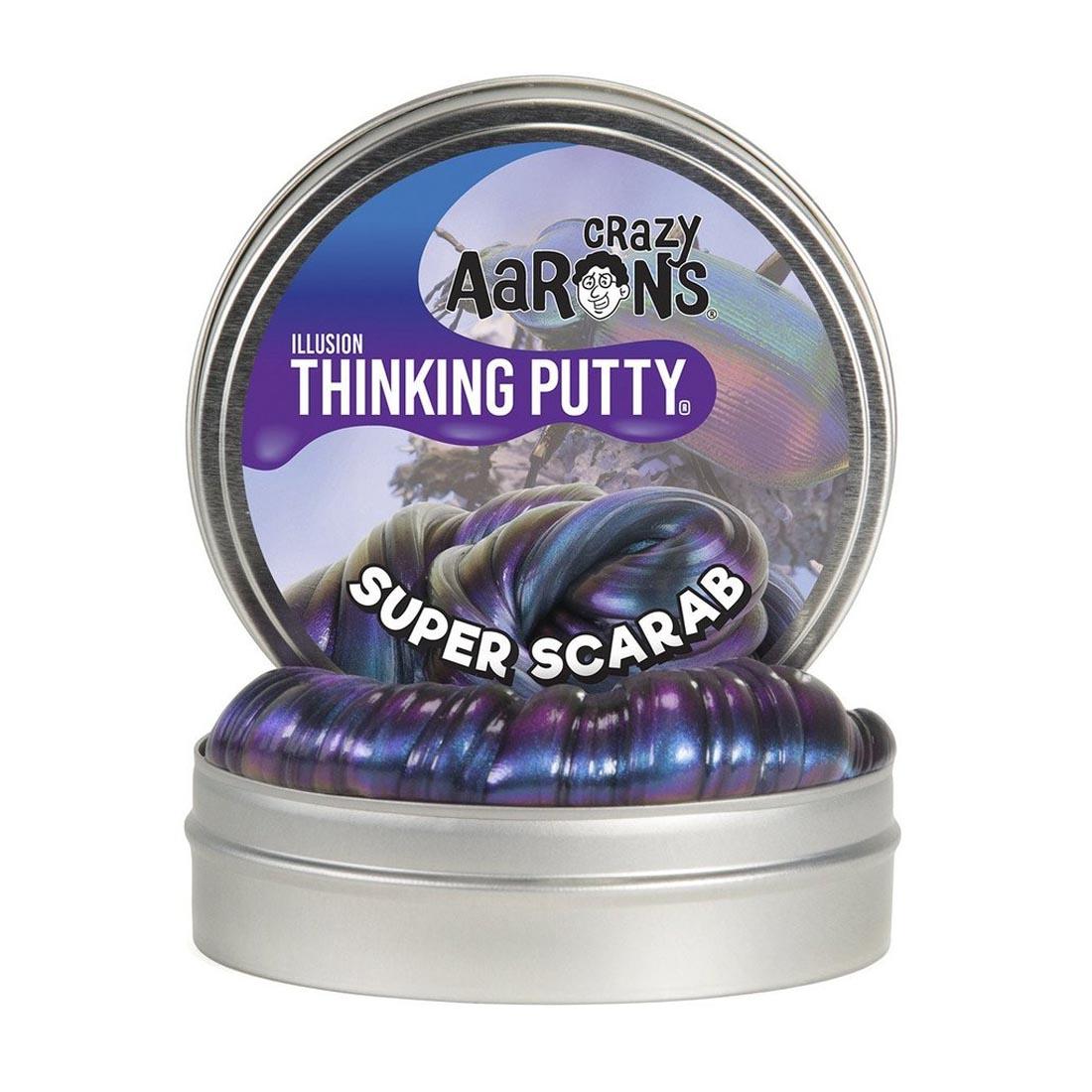 Large Tin of Purple Thinking Putty