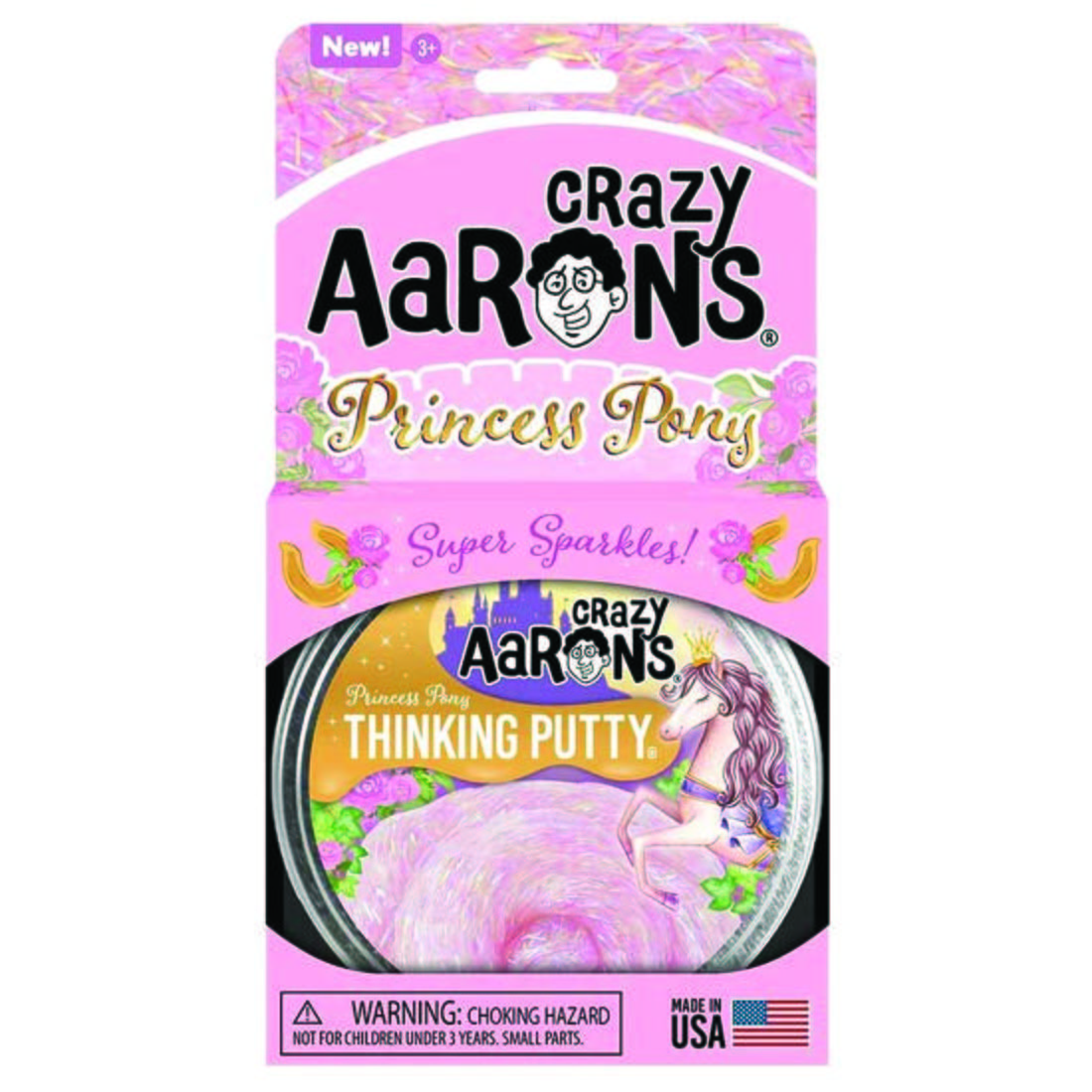 Package of Princess Pony Thinking Putty with tin