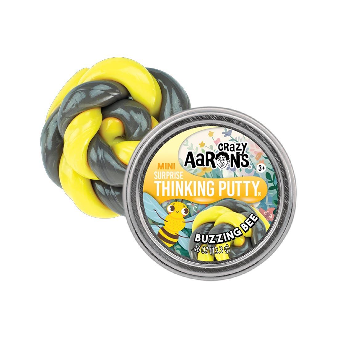 Buzzing Bee Mini Thinking Putty By Crazy Aaron