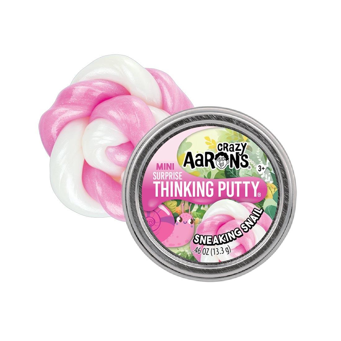 Sneaky Snail Mini Thinking Putty By Crazy Aaron