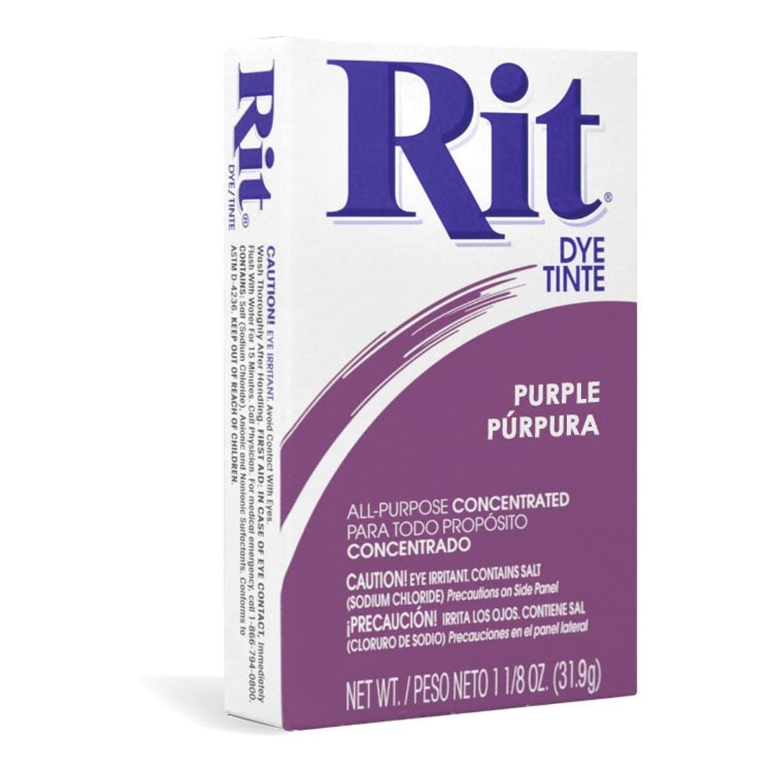 Box of Purple Rit Dye