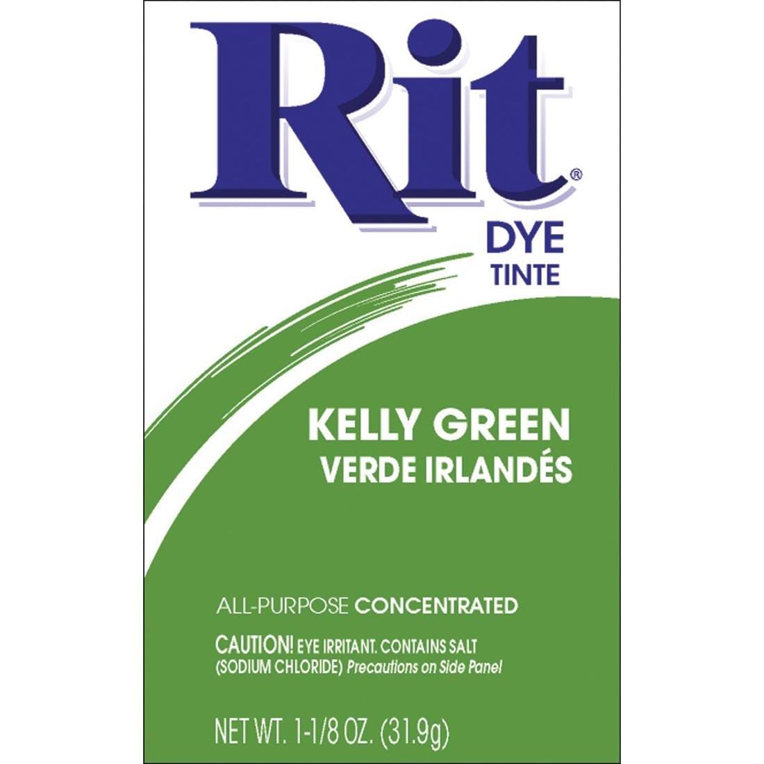 Box of Kelly Green Rit Dye