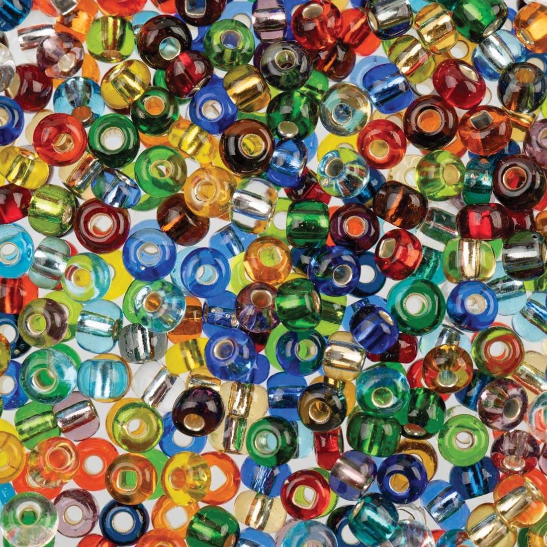 Silverlined Glass Seed Beads