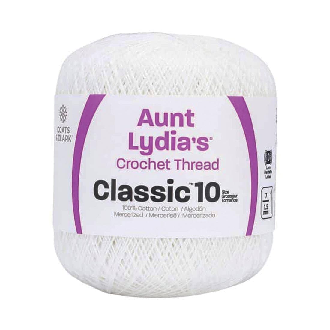 Aunt Lydia's White Crochet Thread