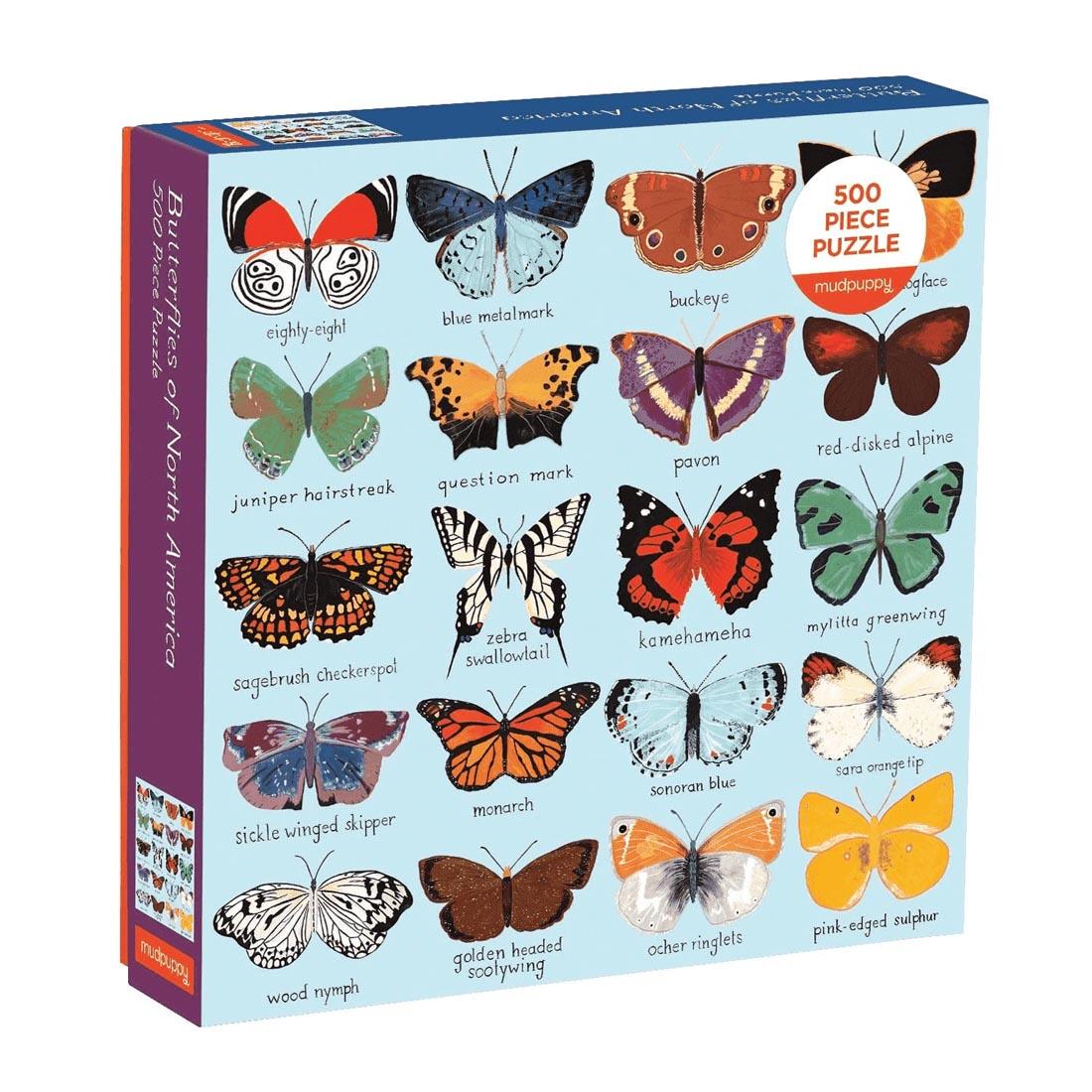 Butterflies of North America 500-Piece Puzzle