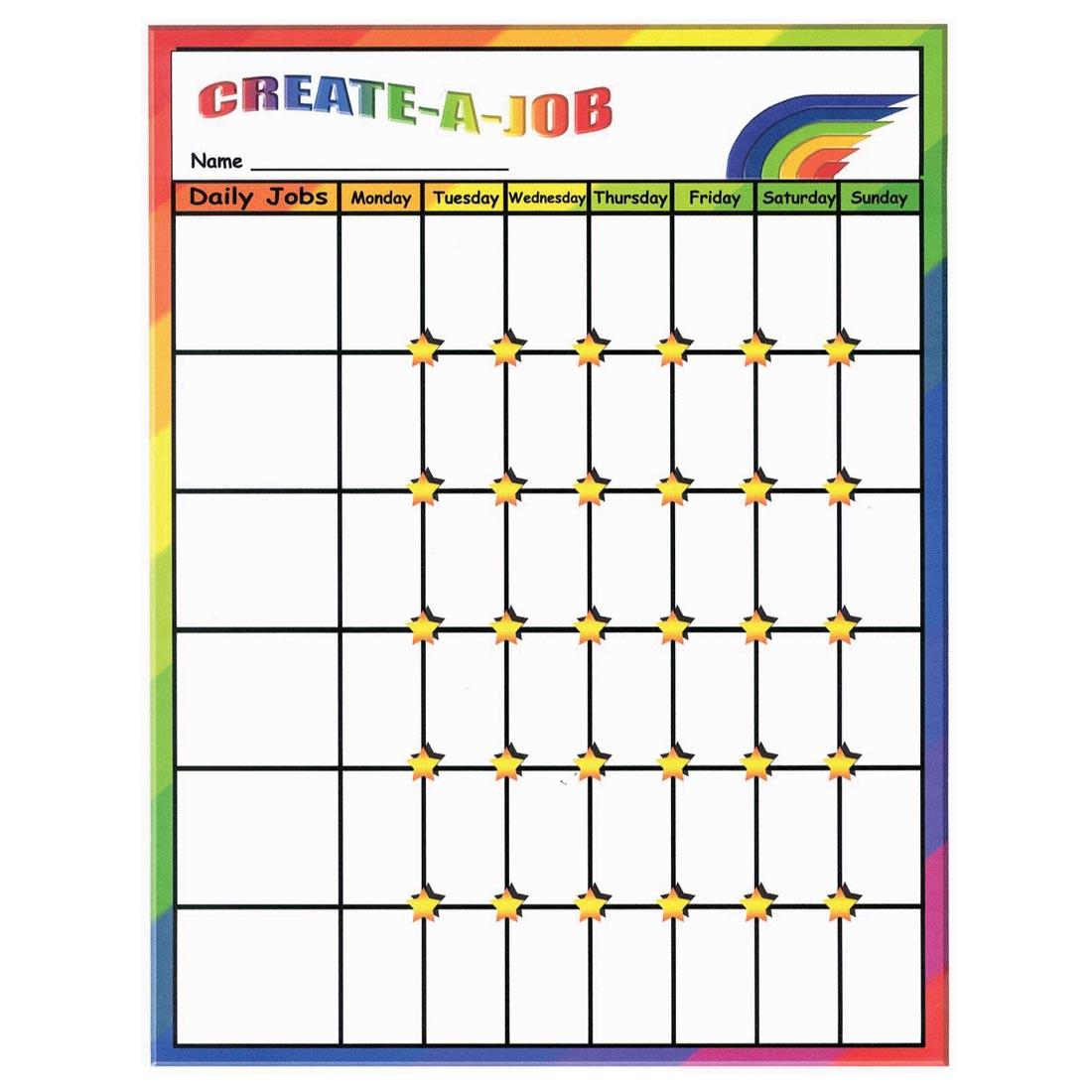 Paper Create-A-Job Chart