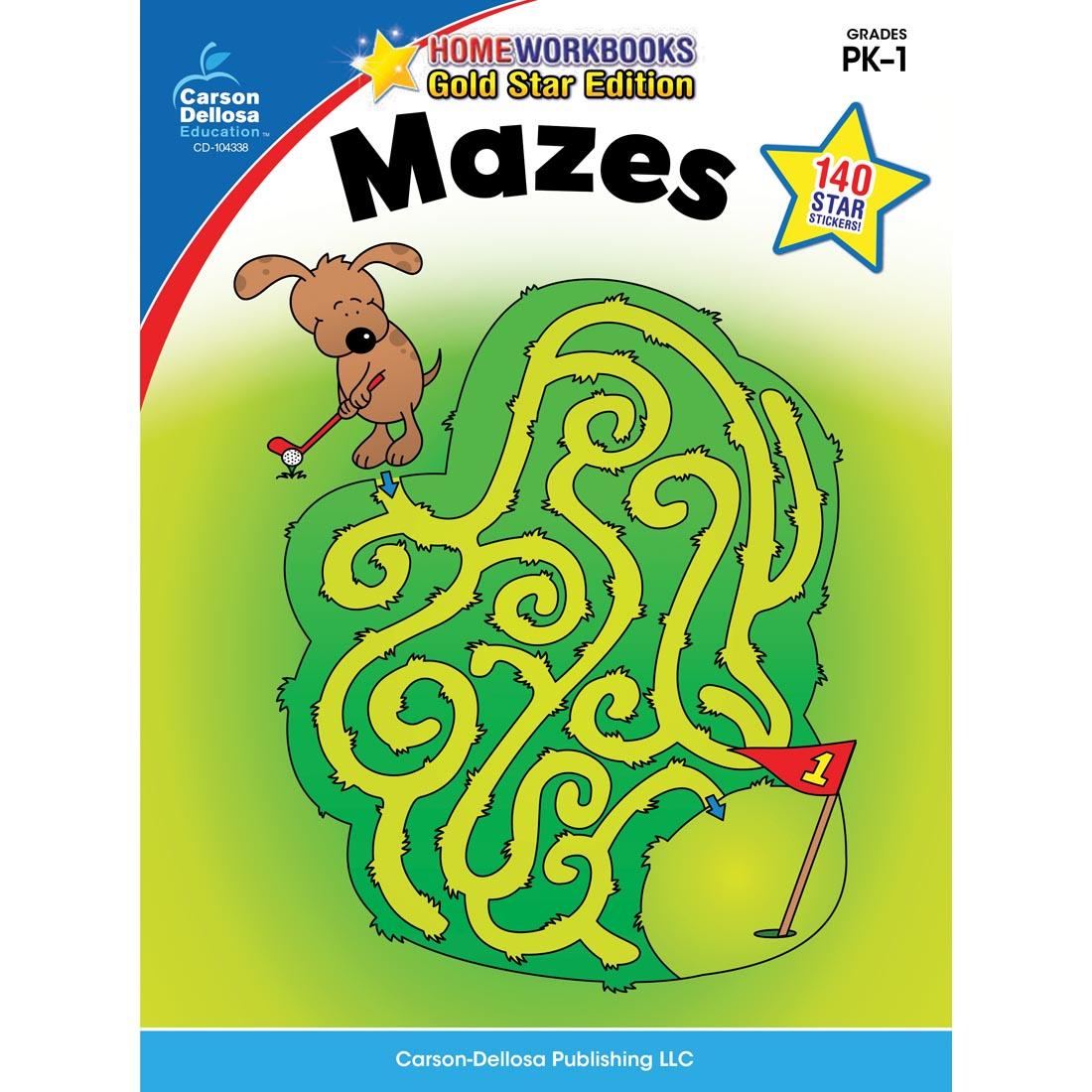 Mazes Home Workbook By Carson Dellosa