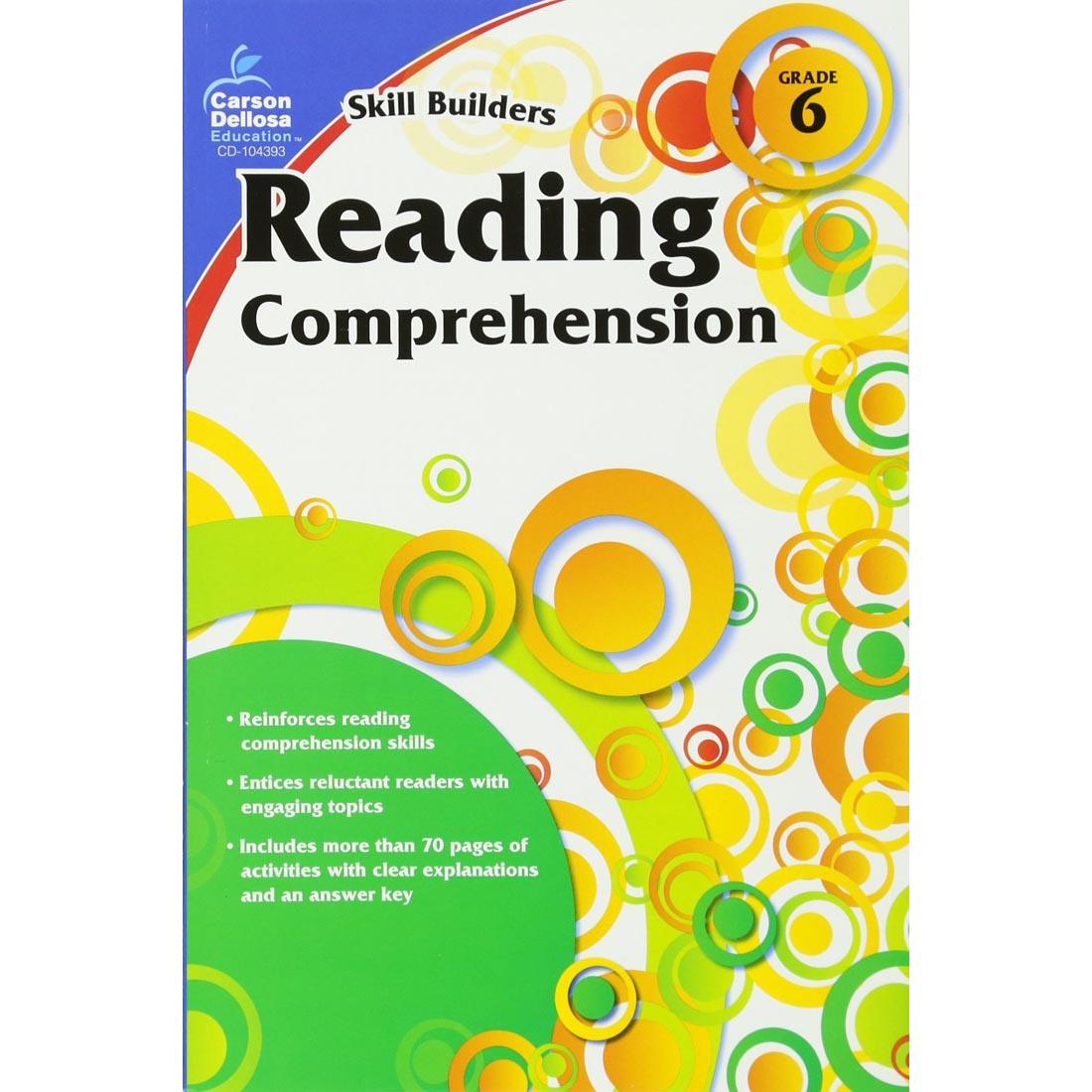 Reading Comprehension Skill Builders by Carson Dellosa Grade 6