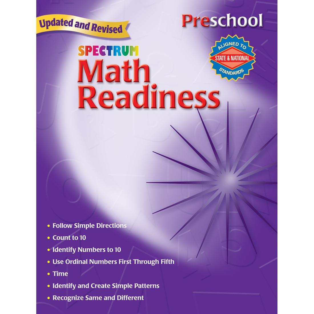 Preschool Spectrum Math Readiness by Carson Dellosa