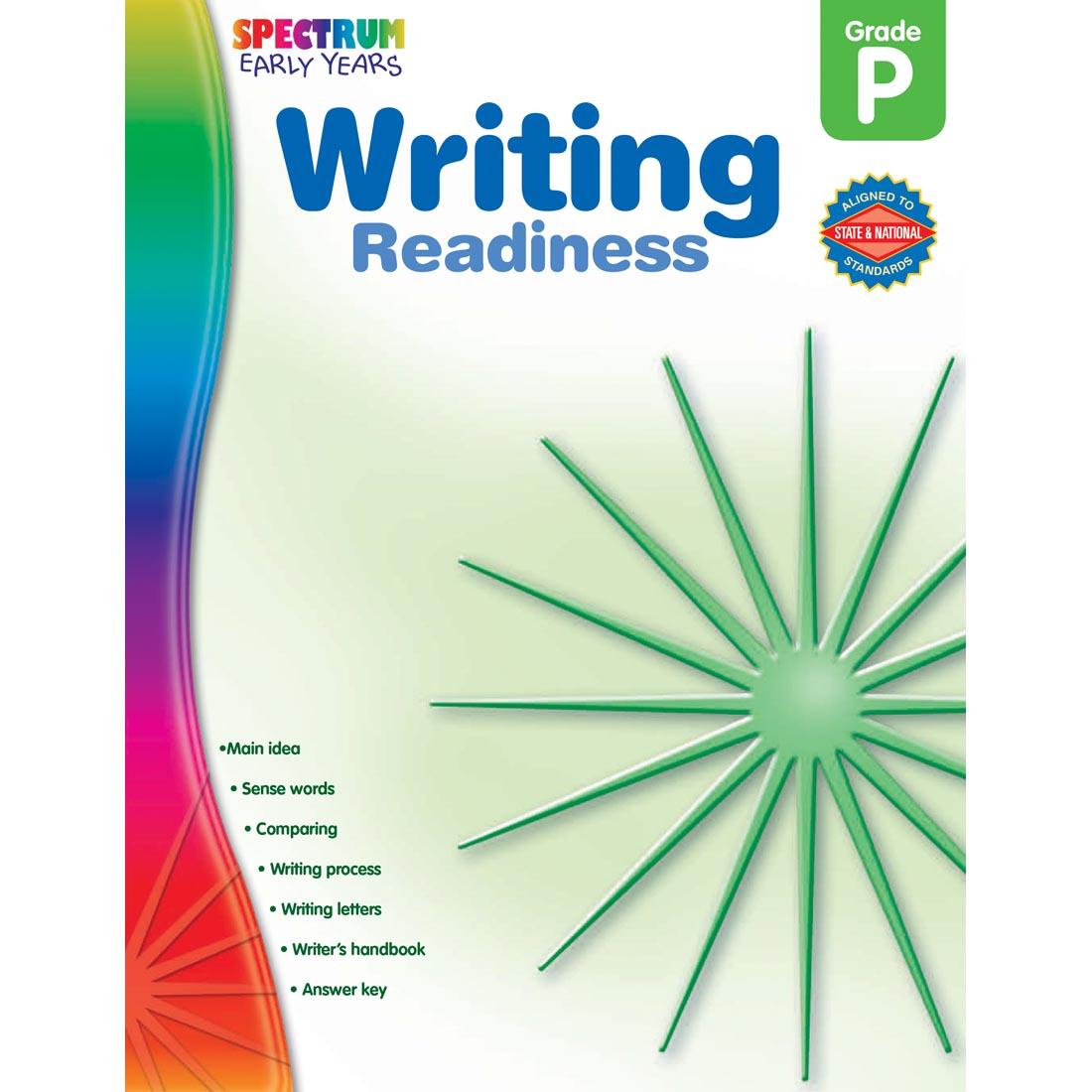 Preschool Spectrum Writing Readiness by Carson Dellosa
