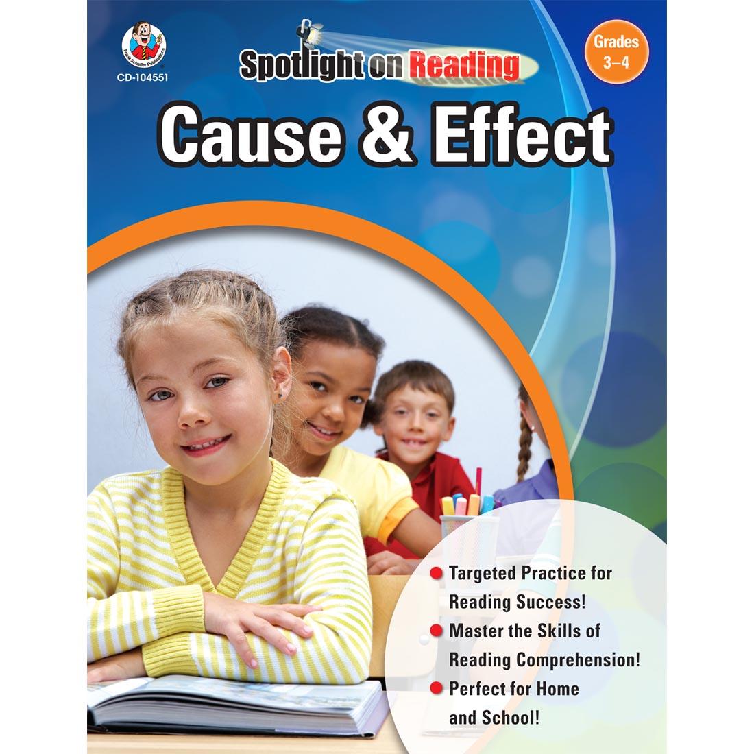 Cause and Effect Spotlight On Reading by Carson Dellosa Grades 3-4