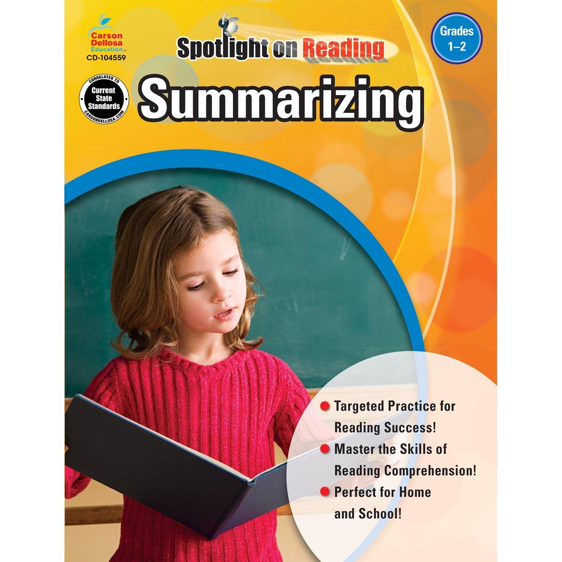 Summarizing Spotlight On Reading by Carson Dellosa Grades 1-2